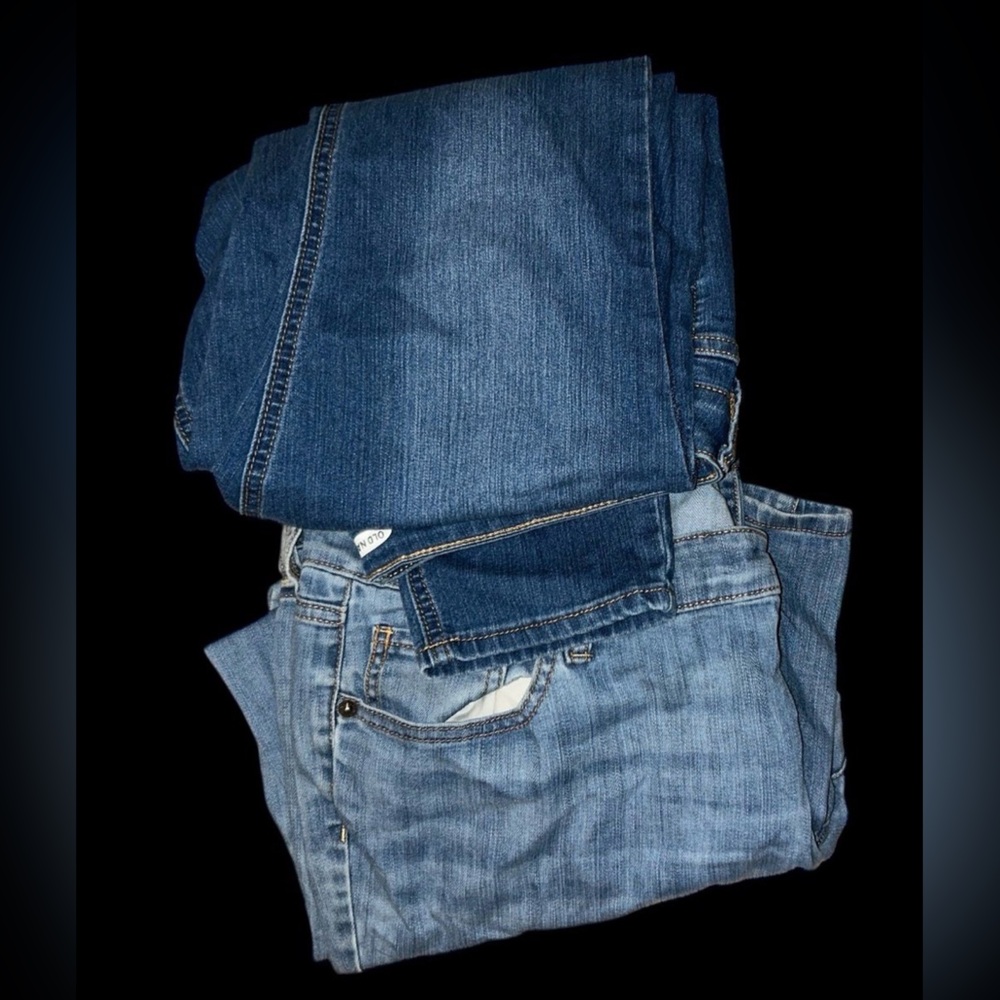 Bundle of 2 Old Navy Jeans Size 14 Short | The Diva Bootcut & Skinny/Straight